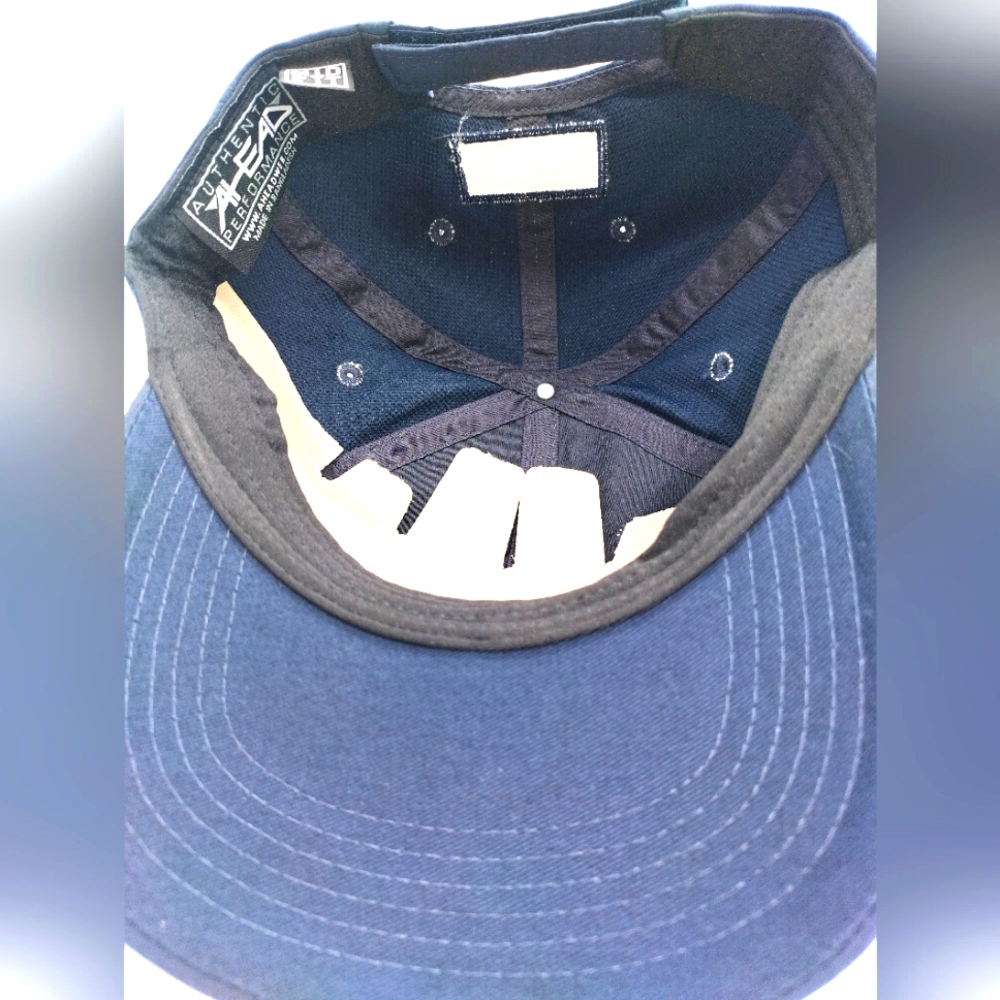 New Navy Blue Merrill Lynch Rare Golf Adjustable Midfit Hat by AHEAD - Picture 5 of 5